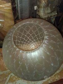 PLAFONIERA SFERICA IN VETRO PER LAMPADARIO SOSPESO