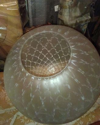 PLAFONIERA SFERICA IN VETRO PER LAMPADARIO SOSPESO