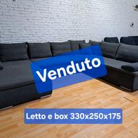 Divamo moderno doppia Penisola con box e Letto Top