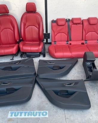 Sedili Seat Leon FR 2014 pelle rossa