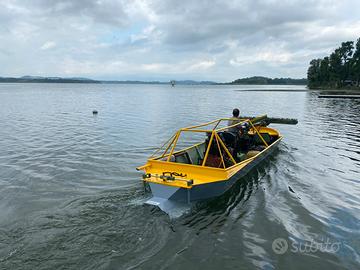 Barchino falciante barca falciatrice