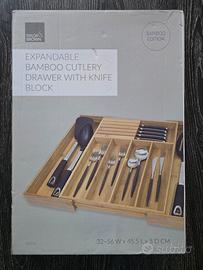 Portaposate Estensibile in Bambù Taylor & Brown