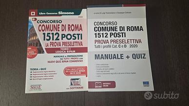 Libri Concorso Comune di Roma come nuovi