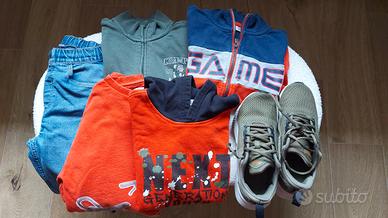 Lotto abbigliamento bambino 8-9 anni