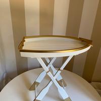 Tavolino vassoio in legno