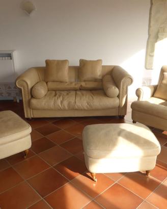 Composizione salotto Sofà Baxter in pelle