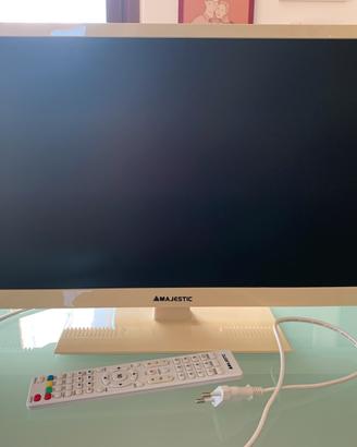 Televisore bianco Majestic 24 pollici