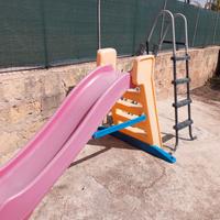 Piscina bestway con pompa,robot,scala e scivolo