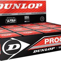 Dunlop Palline da squash Progress Rosse Vel. media