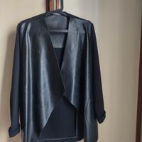 Giacca I&C Blue mix di tessuti nuova 