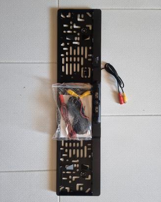 Porta Targa con Telecamera