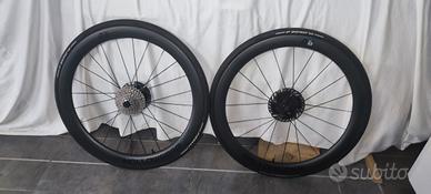 Ruote hollowgram carbonio profilo 50 