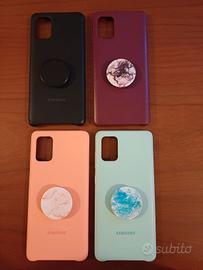 4 cover Samsung A71 con pop socket