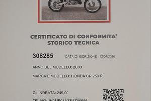 HONDA CR 250 R - 2003