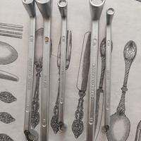 Chiavi poliginali 5 pezzi in acciaio cromo vanadio