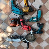 Set Trapani , avvitatore e smerigliatrice da lavor