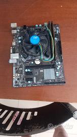 scheda madre h110m con i3 7100 funzionante usata 