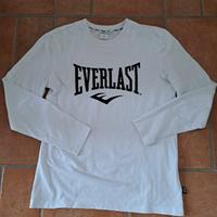 Tshirt maniche lunghe bianca Everlast -12-13 anni 