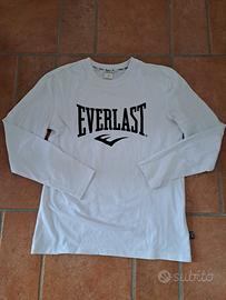 Tshirt maniche lunghe bianca Everlast -12-13 anni 