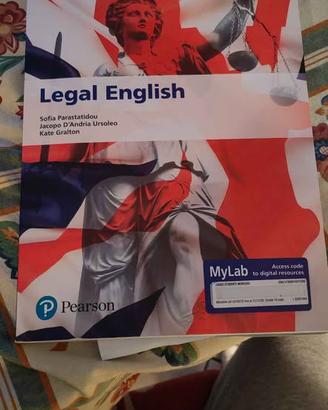 Libro UNI inglese giuridico: Legal English Pearson