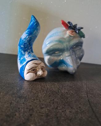 coppia maschera pulcinella 