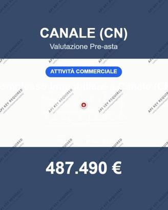 Immobile in asta di 7837 m² a Canale