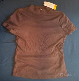 Maglia maniche corte, collo medio/alto