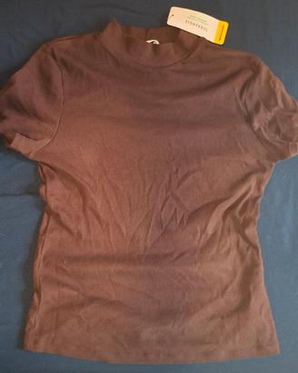 Maglia maniche corte, collo medio/alto