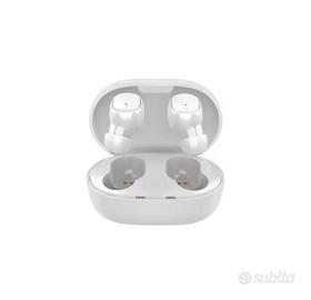 AURICOLARI BLUETOOTH BIANCHI PER MUSICA CELLULARI