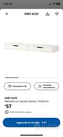 Mensola con cassetti Ikea