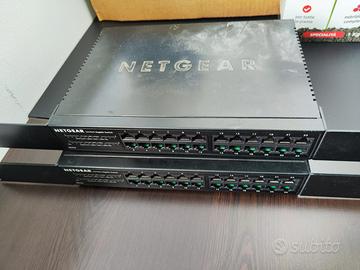 n.2 Switch NETGEAR GS324 Gigabit Ethernet 24 porte