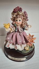 statuetta bambina stile vittoriano 