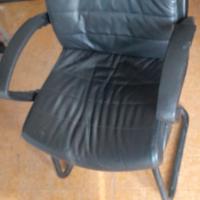 Poltrona da ufficio in pelle