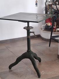 Tavolo d'epoca in ghisa anni '20-'30 Fabbrica Gius