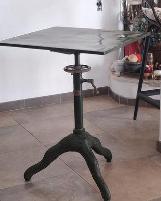 Tavolo d'epoca in ghisa anni '20-'30 Fabbrica Gius