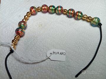 braccialetto in vetro murano