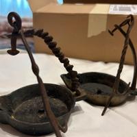 Antiche lampade ad olio  collezionisti