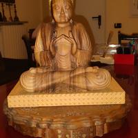 Buddah Legno massello unica radice
