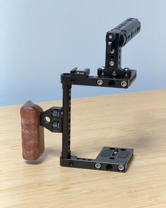 Cage Rig Universale – Maniglia Legno + Top Handle