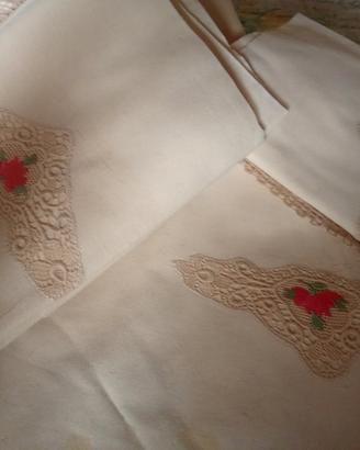 lenzuolo matrimoniale con federe