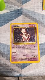 Carta Pokémon Vintage Holo Mewtwo 10/102 set base 