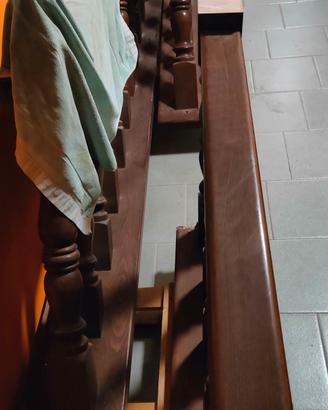 ringhiera scala in legno 