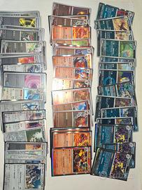 Lotto 170 Carte Pokemon Holo e Reverse