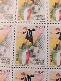 foglio da 12 Juventus campione d'Italia 2002-03