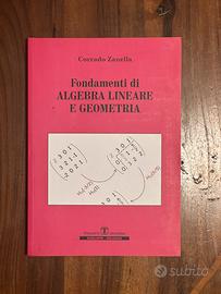 Fondamenti di Algebra lineare e geometria Zanella
