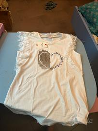 Maglietta/canotta bimba maniche corte