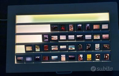 Visore illuminato per 55 diapositive contemporanea