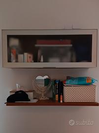 MOBILE TV CON VETRINA E MENSOLA