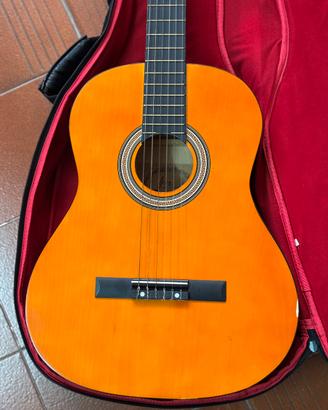 Chitarra classica con custodia morbida