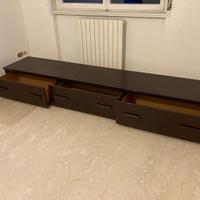 Mobile porta tv con cassetti Più armadio